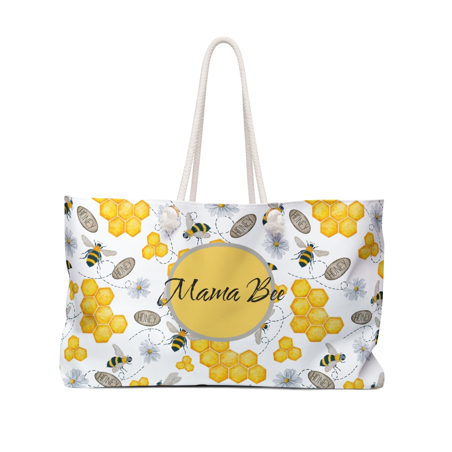 Mama Bee Weekender Bag - Stylish Tote for Moms, Perfect for Travel & Special Occasions