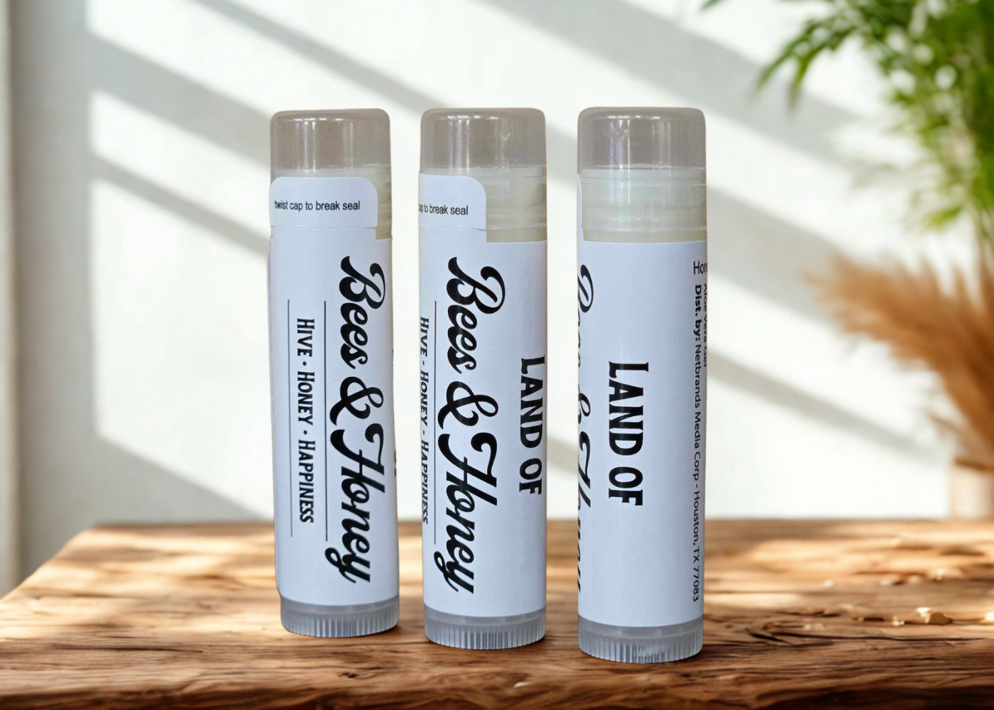 Natural Beeswax Honey Lip Balm