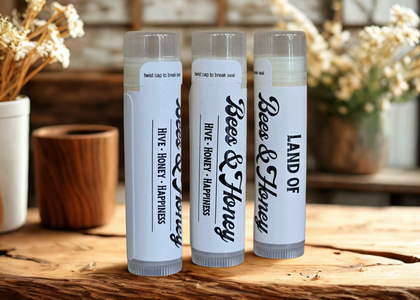 Natural Beeswax Honey Lip Balm